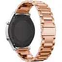 Металевий ремінець Watchbands Stainless Premium для годинника з кріпленням 22мм - рожево-золотий (WB006METALROSEGOLD-2021-6)