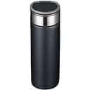 Термос 530 мл з датчиком температури та ситечком, чорний Yiwu HP-14-19B