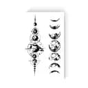 Временная татуировка "Луна и планеты" L-23