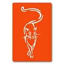 Трафарет для біо-тату Котик kx001-24*34см, розмір 24х34 см