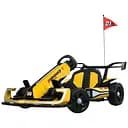 Электромобиль детский Bambi Карт M 6148EBL-6 24V с пультом управления желтый