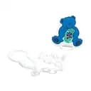 Ланцюжок для пустушки Lindo Ведмедик, з кліпсою, блакитний (Pk 016 гол)