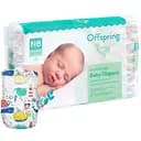 Підгузки Offspring Willy the Whale розмір NB (до 4 кг) 56 шт. (DP-OI-FAT-NB56P-WTW)