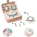 Набір прикрас 12 основ браслетів, шарми, шкатулка