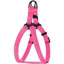 Шлея для собак Barksi Active світловідбивна (обхват грудей 24-30 см ширина 1 см) рожева