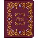 Блокнот для планирования Orner I have a plan марсаловый с плетением