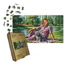 Деревянный фигурный пазл Черновола, А2, Деревянная коробка 300+ элементов