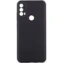 Чохол Silicone Cover Lakshmi Full Camera (AAA) для Motorola Moto E40 Чорний / Black