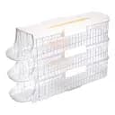 Лоток для зберігання яєць Yiwu HP-27-15 на 3 яруси пластиковий бежевий