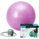 Мяч для фитнеса PowerPlay 4003 с насосом 75 см розовый (10687)