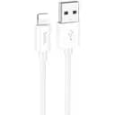 Кабель Hoco X87 Magic silicone charging data cable for Lightning Білий