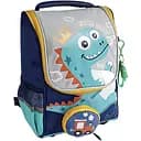 Дитячий рюкзак Bambi для навчання C 60609-2 з ергономічною спинкою, кишенями та стильним дизайном динозавра