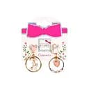 Дитячі сережки Fashion Котики T24633 рожеві