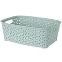 Корзина Diomedea без крышки 26x19.5x9.1 см 3 л светло-фисташковая (К10-374) 