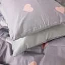 Наволочка MirSon Бязь 17-4833 Douglas 40х60 см сіра (2200009392634)