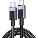 Кабель UGREEN 35985 USB-C TO USB-C Cable 100W PD Fast Charging Cable 0.5m для iPhone 15/Plus/Pro/Pro Max