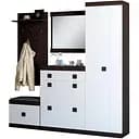 Передпокій Еверест Соната 1 венге темний/білий (EVR-2531)