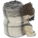 Плед J-Line у клітинку 130х180 см бежевий (38605)