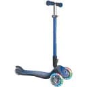 Самокат Globber Elite Deluxe колеса и панель с подсветкой синий (449-100-3)