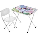 Детский столик Bambi M 5967-1 Единорог складной со стульчиком англ. азбука