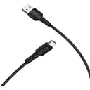 Кабель Borofone BX16 USB to Micro 2A 1 м PVC TPE connectors чорний