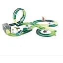 Трек 358 світло, звук, дино майданчик, машинка на батарейках, 4 фігурки динозаврів, в коробці