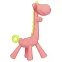 Прорезыватель для зубов Lindo Жираф, розовый (LI 330 рож)