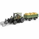 Трактор на радіокеруванні 1908-7 AT зелений, підіймання обладнання, керування з додатка, Bluetooth, акумулятор 3.7 V