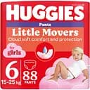 Уценка. Подгузники-трусики для девочек Huggies Pants Little Movers 6 (15-25 кг) 88 шт.