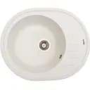 Кам'яна мийка Ventolux Monica White Quartz 620x500x220 мм