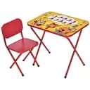 Дитячий столик Bambi M 5965-3 Три кота складний зі стільчиком цифри