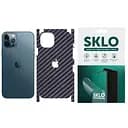 Защитная гидрогелевая пленка SKLO Back тыл+грани+лого Carbon для Apple iPhone 7 plus/8 plus 5.5 Черный