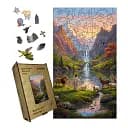 Деревянный пазл Благородная Природа, А2, Деревянная коробка 300+ элементов