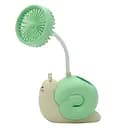 Вентилятор Равлик, вбудований акумулятор, USB кабель (В асортименті)