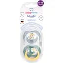 Пустушка силіконова Baby-Nova Wild Animals анатомічна 6-18 міс. голубий та бірюзовий 2 шт. (3962319)