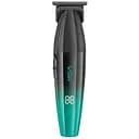 Акумуляторна машинка для стрижки волосся та бороди VGR V-906 зі змінними насадками 3 шт чорна із зеленим