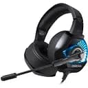 Проводная игровая гарнитура Onikuma Gaming with LED K6, USB, 3.5mm, 2m, black-blue