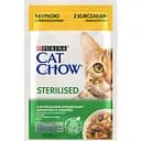 Влажный корм для стерилизованных кошек Cat Chow Sterilised с курицей и баклажанами 85 г
