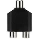 Перехідник GRAND 1 гніздо RCA 2 гнізда RCA розетка розетка