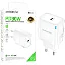 Зарядний пристрій Borofone BA84A Type-C ABS-пластик підтримка PD та QC білий