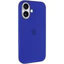Чохол Epik Silicone case AAA with Magsafe and Animation button для Apple iPhone 16, 6.1 Ultramarine