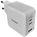 Зарядний пристрій Vokamo 2хType-C, 1хUSB Spow GaN 66W