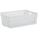 Корзина Violet House 1005, 37х27х12 см, белая (1005 W б/кр. 37*27*12 см)