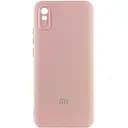 Чехол Lakshmi Silicone Cover Full Camera (AAA) with Logo для Xiaomi Redmi 9A Розовый / Pink Sand