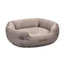 Лежак Pet Fashion Brig для собак кавовий 58 x 48 x 20