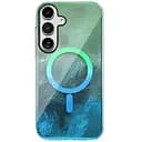 Чохол Epik TPU Shiny Mountain MagFit для Samsung Galaxy S24+ Green/Blue