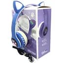 Бездротові дитячі навушники Cat Ear VZV-23M Bluetooth з котячими вушками сині