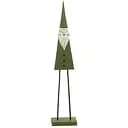 Статуэтка Санта Клауса J-line рождественская новогодняя 92 см зеленая (37895)
