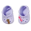 Взуття Baby Born Cандалі зі значками для ляльки, лілові, 43 см (831809-2)