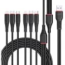 Кабель XO NB196 6 in 1 чорний